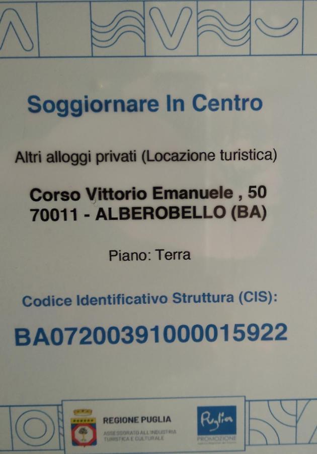 Soggiornare In Centro Apartment Alberobello Luaran gambar